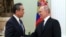 Președintele rus Vladimir Putin l-a primit la Kremlin pe înaltul diplomat chinez Wang Yi, Moscova, 22 februarie 2023.
