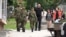 Raska, Serbia - Serbian Army on the streets, video grab, May, 31.