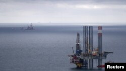 Ruska naftna platforma u Kaspijskom moru, oktobar 2018.
