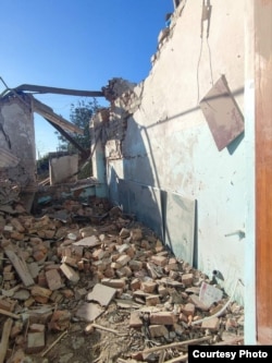 Одна зі шкіл Нікополя перетворилася на руїни