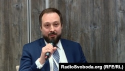 Андрій Вишневський, заступник голови НАЗК. Презентація державної антикорупційної програми на 2023-2025 роки. Київ, 5 квітня 2023 року.