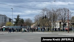 Red za glasanje u Beogradu.