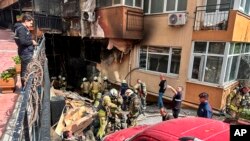 Стамбулдагы өрт чыккан имарат, 2-апрель, 2024-жыл