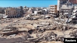 Oštećena područja nakon poplava u Derni, Libija, 13. septembra 2023.