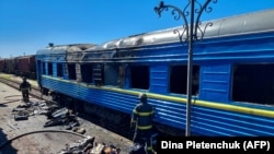 Pamje nga sulmi rus me dronë në Ukrainë. 