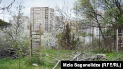 შემთხვევის ადგილი, ფოტო გადაღებულია 2023 წლის 6 აპრილს