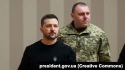 Президент Володимир Зеленський (ліворуч) і голова СБУ Василь Малюк, архівне фото