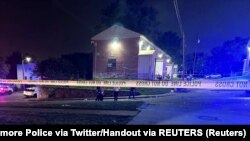 Mesto gde se dogodila pucnjava u kojoj su dve osobe izgubile život, 2. jul 2023. 