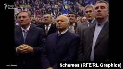 Єфремов (ліворуч) та Лужков (у центрі)