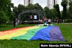 Pripreme za Povorku ponosa, 24. juni 2023.