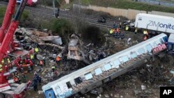 Prizor nakon stravične nesreće u Tempiju, 2. mart 2023.