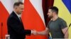 Президенти України Володимир Зеленський (п) та Польщі Анджей Дуда, Київ, червень 2023 року