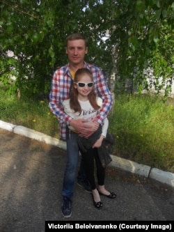 Вікторія з батьком