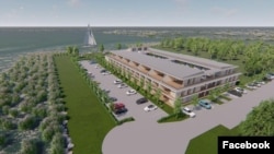 A beruházás látványterve. Forrás: L Stúdió Épülettervező Kft.