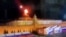 Video footage shows a flying object exploding in an intense burst of light near the dome of the Kremlin Senate building during the alleged Ukrainian drone attack in Moscow on April 29.