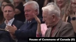 Ярослав Гунька у парламенті Канади, фрагмент трансляції
