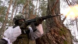 Sub amenințarea unui nou atac rusesc, forțele ucrainene se antrenează în apropierea graniței cu Belarusul