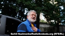 Ігор Коломойський прибув до Шевченківського райсуду Києва для обрання запобіжного заходу, Київ, 2 вересня 2023 року