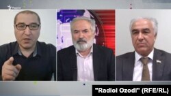 Дар акс: Ҷамшед Ёров, Мирзонабии Холиқзода ва Саидҷаъфар Усмонзода 