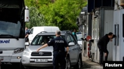 Jarinje, granični prelaz između Kosova i Srbije, 15.jun 2023. Foto: Reuters
