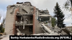 Cлов'янськ після чергового російського удару, архівне фото 