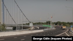 Podul de la Brăila, peste Dunăre, a fost inaugurat pe 6 iulie 2023.