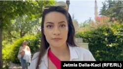 Dorina Gaçi, studente e mjekësisë.
