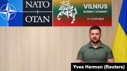 Predsednik Ukrajine na Samitu NATO u Vilnijusu, 12. jul 2023.