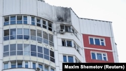 საილუსტრაციო ფოტო. 30 მაისს დრონით დაზიანებული ბინა მოსკოვში