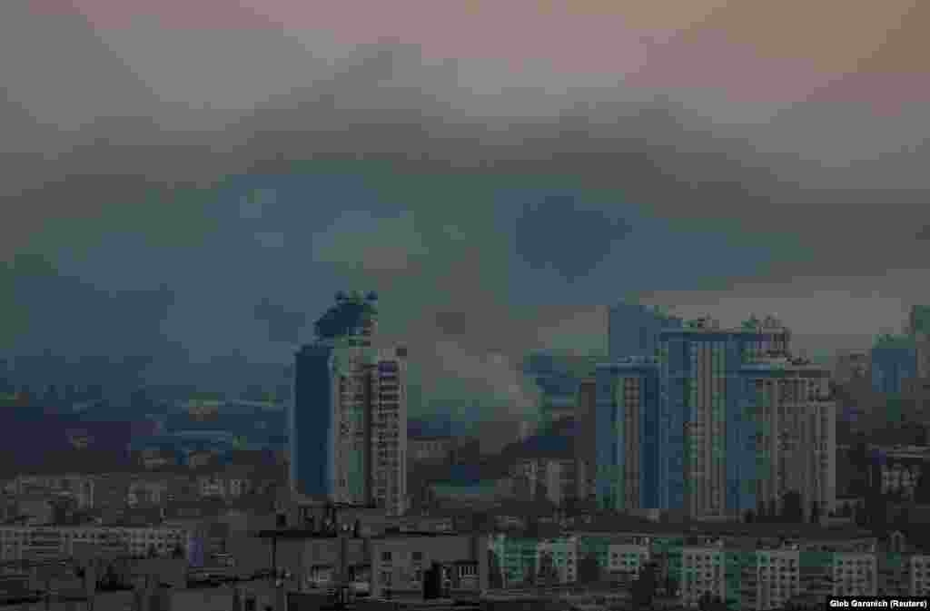 Dim iznad ukrajinske prijestolnice 30. avgusta.