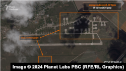 Серія вибухів пролунала в районі військового аеродрому в місті Джанкой впродовж ночі 17 квітня