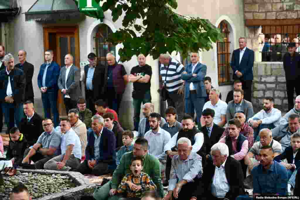 Bajram-namaz u sarajevskoj Begovoj džamiji.&nbsp;