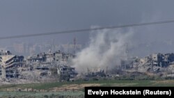 Дим після ізраїльського удару по Сектору Гази, 31 жовтня 2023 року