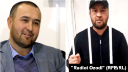 Джунайдулло Худоёров (на первом фото - после освобождения из колонии, на втором - под арестом в России)