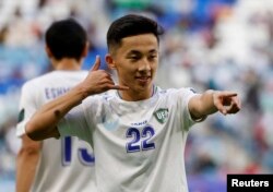 20 жаштагы өзбек оюнчусу Аббосбек Файзулаев.