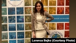 Lorenca Bejko, ligjëruese në Francë.