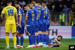 Detalj sa utakmice BiH-Mađarska, stadion Zenica, mart 2024.