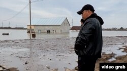 Наводнение в Западно-Казахстанской области