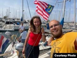 Arsenii Vesnin și Xenia.