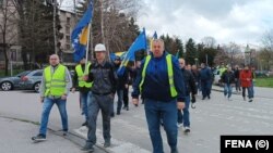 Protest rudara u Zenici, 28. mart 2023.