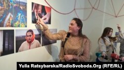 Ангеліна Попсуй, дружина загиблого українського солдата Олександра Попсуя