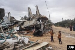 Prizor iz grada Rafe, nakon izraelskih napada, 6. maja 2024.