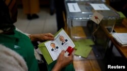 Шайлоо тилкеси. Анкара шаары. 28-май, 2023-жыл.