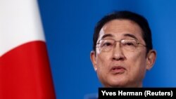 Japanski premijer Fumio Kišida tokom samita NATO-a u Vašingtonu, 11. juli 2024.