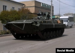 БМП-1АМ «Басурманін» у місті Куп’янськ на Харківщині