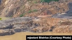 Odron na kopu rudnika Bistrica odnio cijevi vodovoda i dalekovod.