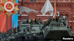 Парад на Красній площі у Москві. Росія, 9 травня 2024 року