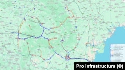 Asociația Pro Infrastructură a realizat harta cu principalele proiecte de transport și stadiul în care se află lucrările.