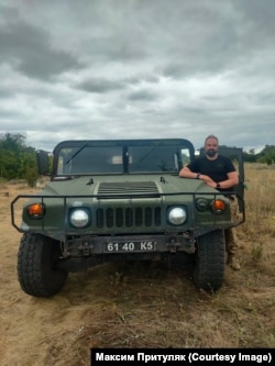 Український військовий Максим Притуляк брав участь в боях за Лиман