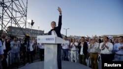 Čelnik opozicijske Narodne stranke Alberto Nunez Feijoo u završnici svoje predizborne kampanje, A Coruni, Španija, 21. juli